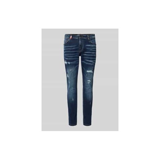 Jeansy o kroju slim fit z 5 kieszeniami model ‘JULIO’ ze sklepu Peek&Cloppenburg  w kategorii Jeansy męskie - zdjęcie 177955753