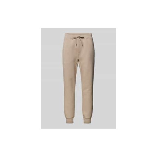 Spodnie dresowe o kroju regular fit z dodatkiem bawełny ze sklepu Peek&Cloppenburg  w kategorii Spodnie męskie - zdjęcie 177955783