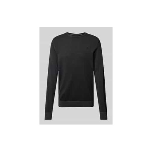 Sweter z dzianiny z prążkowanymi wykończeniami ze sklepu Peek&Cloppenburg  w kategorii Swetry męskie - zdjęcie 177955852