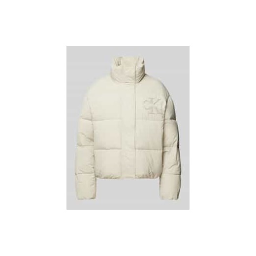 Kurtka pikowana z nadrukiem z logo model ‘CHENILLE’ ze sklepu Peek&Cloppenburg  w kategorii Kurtki damskie - zdjęcie 177955944