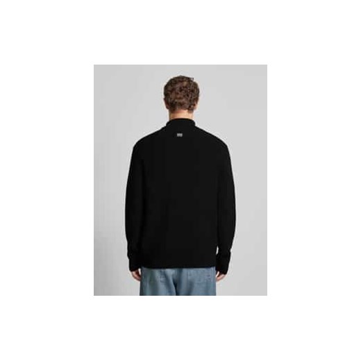 Sweter z wywijanym kołnierzem i detalem z logo XL wyprzedaż Peek&Cloppenburg