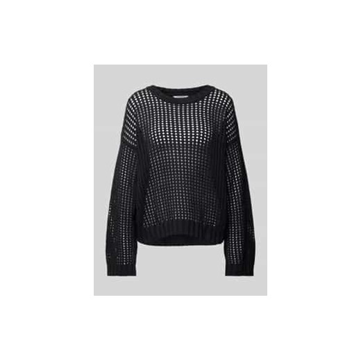 Sweter z dzianiny z ażurowym wzorem model ‘Se44rafina’ ze sklepu Peek&Cloppenburg  w kategorii Swetry damskie - zdjęcie 177956180