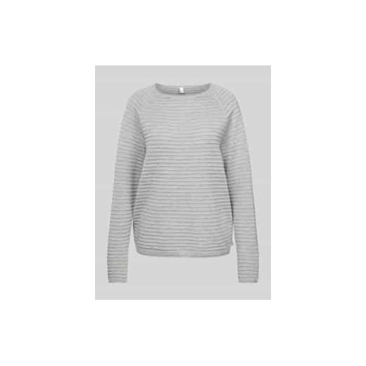 Sweter z dzianiny z fakturowanym wzorem ze sklepu Peek&Cloppenburg  w kategorii Swetry damskie - zdjęcie 177956444