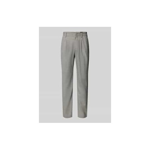 Spodnie o kroju slim fit z mieszanki wełny model ‘Tolino’ ze sklepu Peek&Cloppenburg  w kategorii Spodnie męskie - zdjęcie 177956483