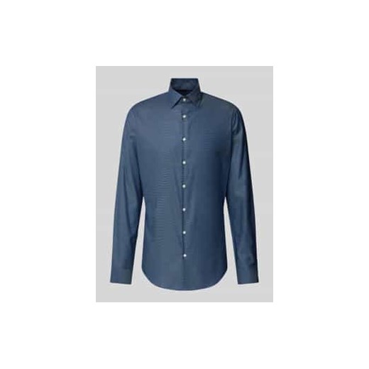 Koszula biznesowa o kroju slim fit z kołnierzykiem typu kent ze sklepu Peek&Cloppenburg  w kategorii Koszule męskie - zdjęcie 177956533