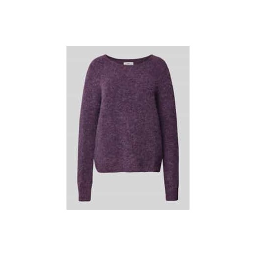 Sweter z dzianiny z prążkowanymi wykończeniami ze sklepu Peek&Cloppenburg  w kategorii Swetry damskie - zdjęcie 177956921