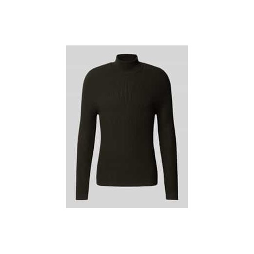 Sweter z dzianiny z fakturowanym wzorem ze sklepu Peek&Cloppenburg  w kategorii Swetry męskie - zdjęcie 177956922