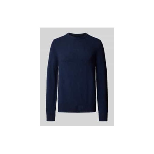 Sweter o kroju regular fit z przędzy tweedowej ze sklepu Peek&Cloppenburg  w kategorii Swetry męskie - zdjęcie 177957480