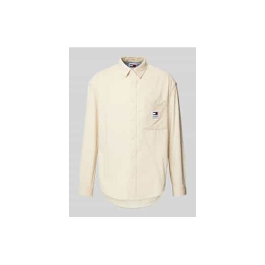 Koszula casualowa o kroju relaxed fit z kołnierzykiem typu kent i kieszenią na piersi ze sklepu Peek&Cloppenburg  w kategorii Koszule męskie - zdjęcie 177957760