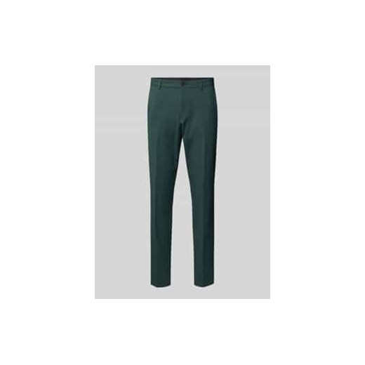 Spodnie do garnituru o kroju tapered fit w kant ze sklepu Peek&Cloppenburg  w kategorii Spodnie męskie - zdjęcie 177957920