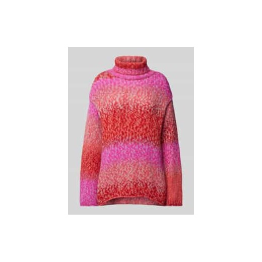 Sweter z dzianiny o kroju oversized z golfem ze sklepu Peek&Cloppenburg  w kategorii Swetry damskie - zdjęcie 177958040