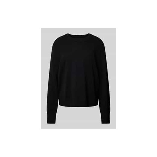 Sweter z dzianiny z okrągłym dekoltem ze sklepu Peek&Cloppenburg  w kategorii Swetry damskie - zdjęcie 177958111