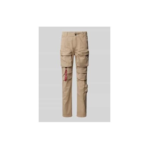 Spodnie cargo o kroju regular fit ze szlufkami na pasek model ‘Tactical Pant’ ze sklepu Peek&Cloppenburg  w kategorii Spodnie męskie - zdjęcie 177958660