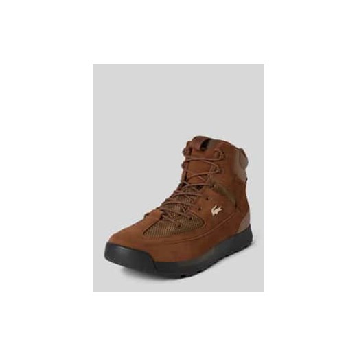 Buty skórzane z aplikacjami z logo model ‘URBAN BREAKER’ ze sklepu Peek&Cloppenburg  w kategorii Buty zimowe męskie - zdjęcie 177958861