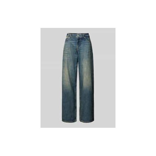 Jeansy z szerokimi nogawkami i 5 kieszeniami ze sklepu Peek&Cloppenburg  w kategorii Jeansy damskie - zdjęcie 177958960