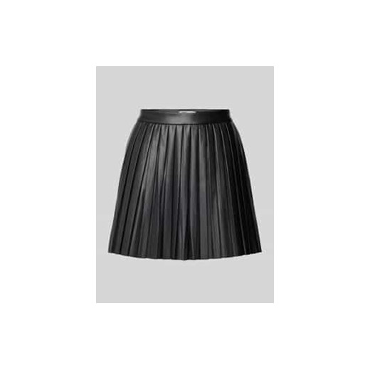 Spódnica rozkloszowana z imitacji skóry z kontrafałdami model ‘TANA’ ze sklepu Peek&Cloppenburg  w kategorii Spódnice - zdjęcie 177959061