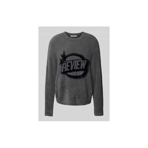 Sweter z dzianiny z imitacji futerka ze sklepu Peek&Cloppenburg  w kategorii Swetry męskie - zdjęcie 177959374