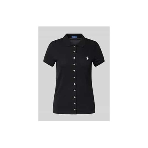 Koszulka polo z wyhaftowanym logo ze sklepu Peek&Cloppenburg  w kategorii Bluzki damskie - zdjęcie 177959394