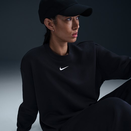 Damska bluza dresowa z półokrągłym dekoltem o kroju oversize Nike Sportswear Nike L (EU 44-46) Nike poland