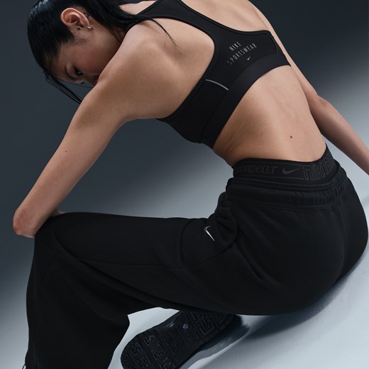 Damskie spodnie dresowe z wysokim stanem Nike Sportswear Phoenix Fleece - Czerń Nike XL (EU 48-50) Nike poland