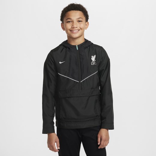 Kurtka piłkarska typu anorak dla dużych dzieci (chłopców) Nike Liverpool F.C. Nike M Nike poland
