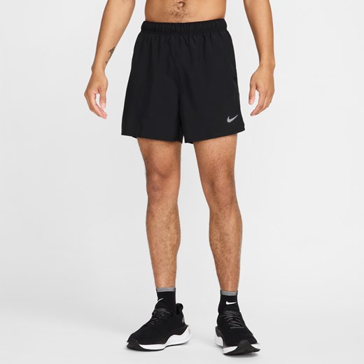 Męskie uniwersalne spodenki 2 w 1 Dri-FIT Nike Challenger 13 cm - Czerń Nike L Nike poland
