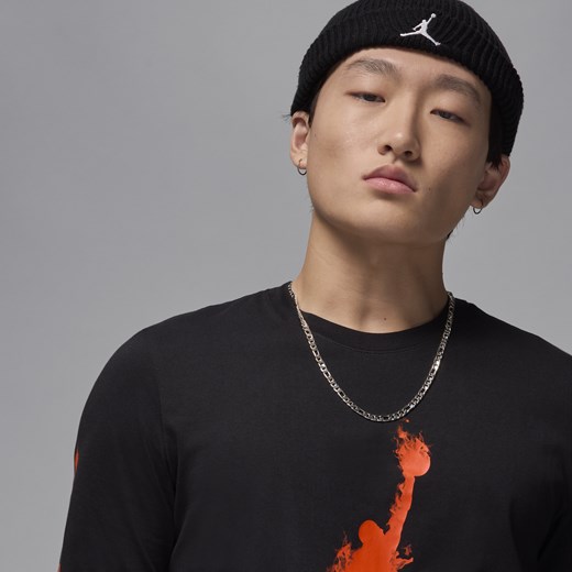 Męski T-shirt z długim rękawem Jordan - Czerń Jordan 3XL Nike poland