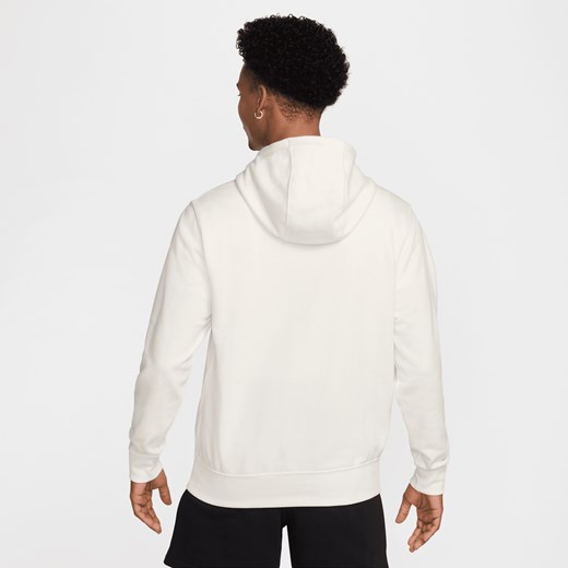 Męska bluza z kapturem z dzianiny dresowej Nike Club - Biel Nike L Nike poland