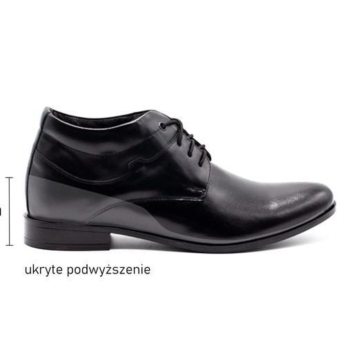 Lukas Buty męskie podwyższające 300LU czarne ze sklepu ButyModne.pl w kategorii Buty zimowe męskie - zdjęcie 177967134