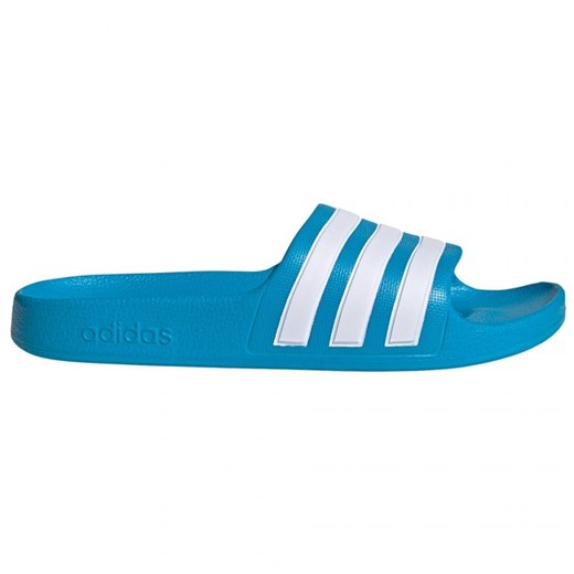 Klapki adidas adilette Aqua FY8071 niebieskie ze sklepu ButyModne.pl w kategorii Klapki dziecięce - zdjęcie 177967152