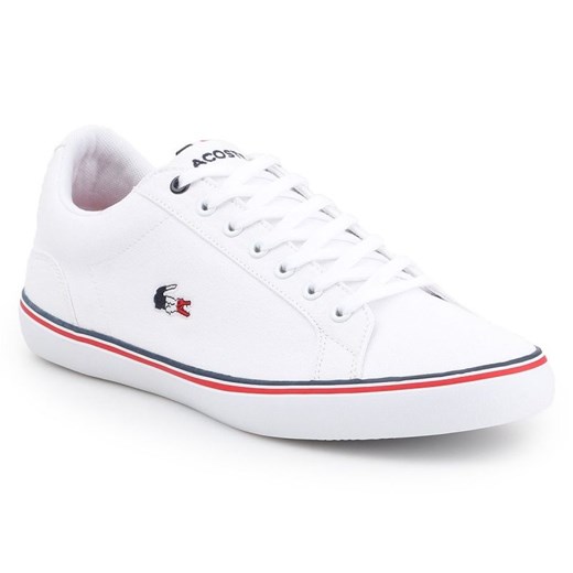 Trampki Lacoste Lerond M 7-35CAM014821G białe ze sklepu ButyModne.pl w kategorii Trampki męskie - zdjęcie 177967161