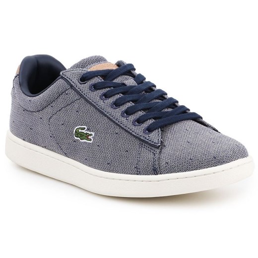 Buty lifestylowe Lacoste Carnaby Evo 218 3 Spw W 7-35SPW0018B98 białe ze sklepu ButyModne.pl w kategorii Trampki damskie - zdjęcie 177967181
