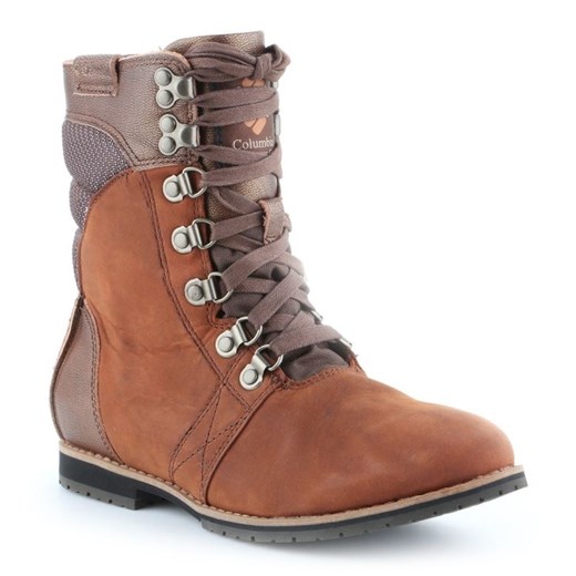 Buty Columbia Twentythird Ave Wp Mid W BL2769-256 brązowe ze sklepu ButyModne.pl w kategorii Botki - zdjęcie 177967192