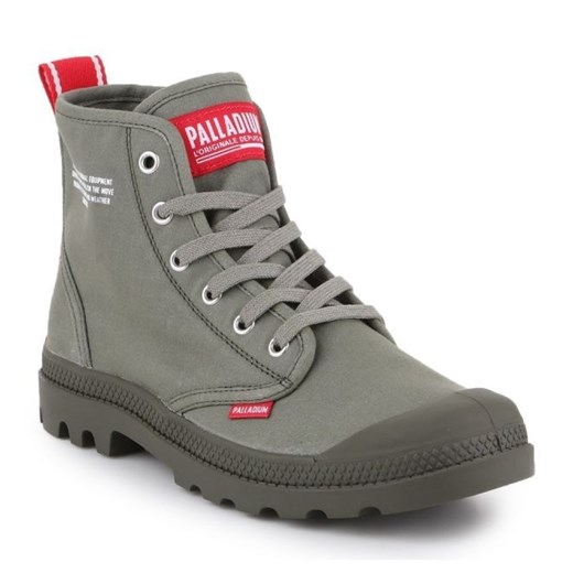 Palladium Pampa Hi Dare W 76258-325-M zielone ze sklepu ButyModne.pl w kategorii Workery damskie - zdjęcie 177967211