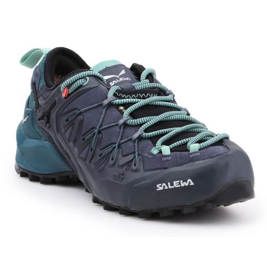Buty Salewa Ws Wildfire Edge Gtx W 61376-3838 niebieskie ze sklepu ButyModne.pl w kategorii Buty trekkingowe damskie - zdjęcie 177967232