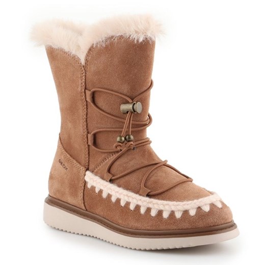 Buty Geox J Thymar G-B Jr J944FB-00022-C6627 brązowe ze sklepu ButyModne.pl w kategorii Buty zimowe dziecięce - zdjęcie 177967241