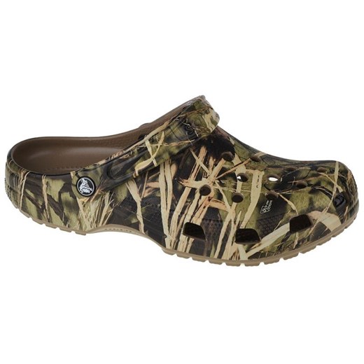 Klapki Crocs Classic Realtree V2 12132-260 zielone ze sklepu ButyModne.pl w kategorii Klapki męskie - zdjęcie 177967292