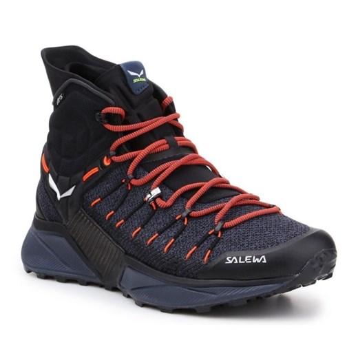 Buty Salewa Ms Dropline Mid 61386-0976 czarne ze sklepu ButyModne.pl w kategorii Buty trekkingowe męskie - zdjęcie 177967320