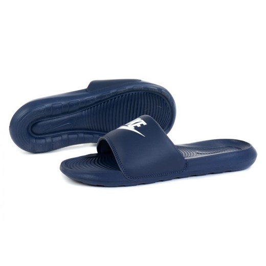 Buty Nike Victori One Slide CN9675-401 niebieskie ze sklepu ButyModne.pl w kategorii Klapki męskie - zdjęcie 177967421