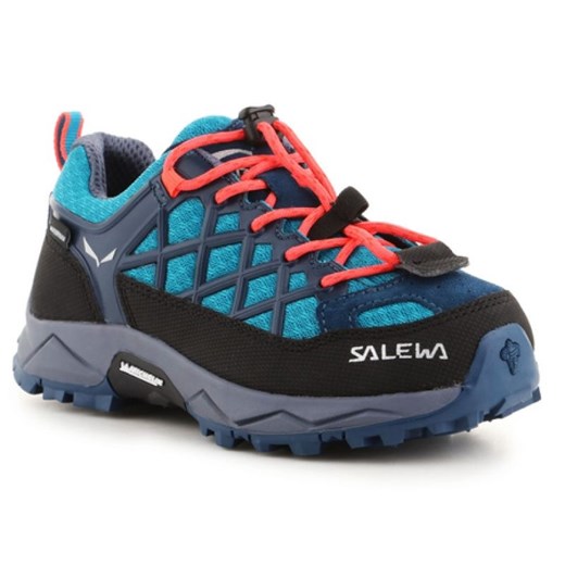Buty trekkingowe Salewa Wildfire Wp 64009-8641 czarne ze sklepu ButyModne.pl w kategorii Buty sportowe dziecięce - zdjęcie 177967464