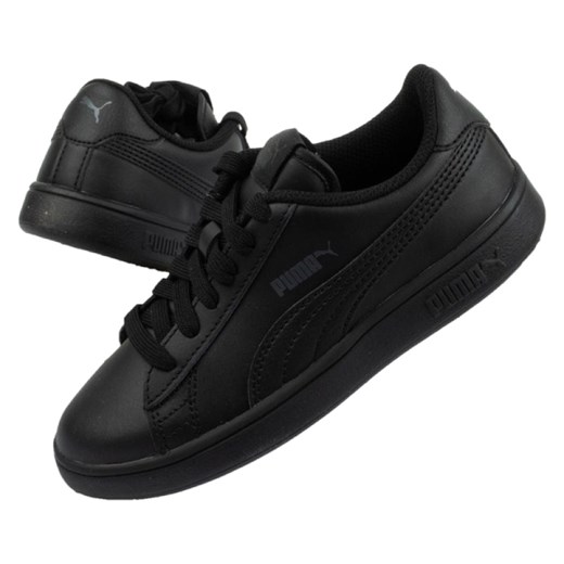 Buty Puma Smash V2 365324 01 czarne ze sklepu ButyModne.pl w kategorii Buty sportowe dziecięce - zdjęcie 177967480