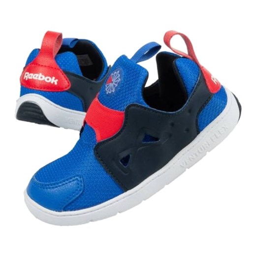 Buty Reebok Ventureflex Slip-on CM9144 czarne ze sklepu ButyModne.pl w kategorii Buty sportowe dziecięce - zdjęcie 177967483