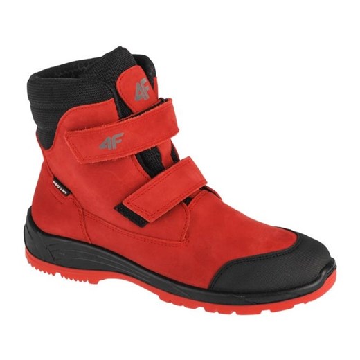 Buty 4F Trek HJZ21-JOBMW250-62S czerwone ze sklepu ButyModne.pl w kategorii Buty zimowe dziecięce - zdjęcie 177967560