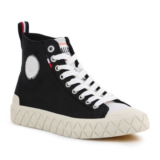 Buty Palladium Palla Ace Mid Lth Ul U 77174-002-M czarne ze sklepu ButyModne.pl w kategorii Trampki damskie - zdjęcie 177967574