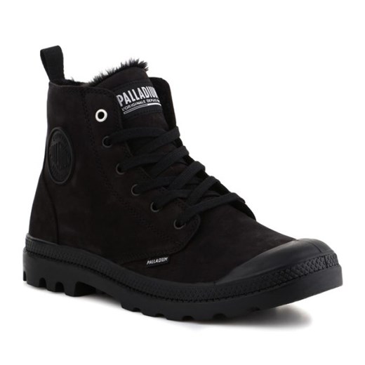Buty Palladium Pampa Hi Zip Wl 05982-010-M czarne ze sklepu ButyModne.pl w kategorii Buty zimowe męskie - zdjęcie 177967581