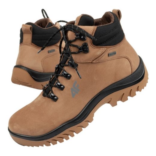 Buty trekkingowe 4F OBMH257 44S beżowy ze sklepu ButyModne.pl w kategorii Buty trekkingowe męskie - zdjęcie 177967650