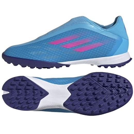 Buty adidas X Speedflow.3 Ll Tf GW7500 niebieskie niebieskie ze sklepu ButyModne.pl w kategorii Buty sportowe męskie - zdjęcie 177967710