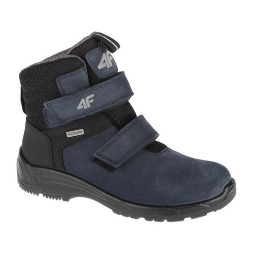 Buty 4F Junior Trek HJZ21-JOBMW252 31S niebieskie ze sklepu ButyModne.pl w kategorii Buty zimowe dziecięce - zdjęcie 177967731