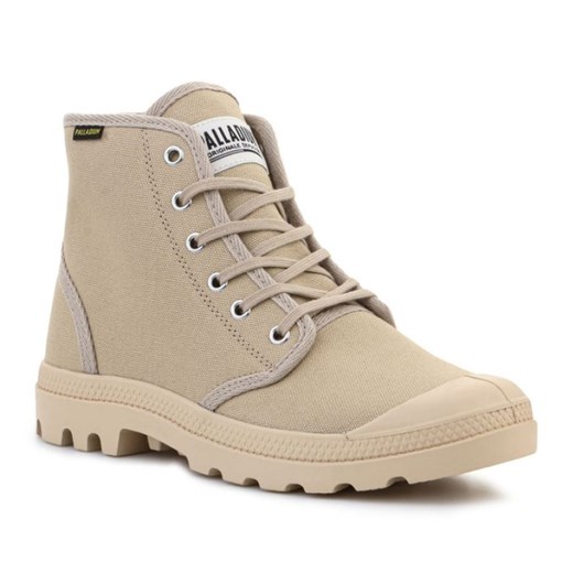 Buty Palladium Pampa Hi Originale 75349-238-M beżowy ze sklepu ButyModne.pl w kategorii Workery damskie - zdjęcie 177967822