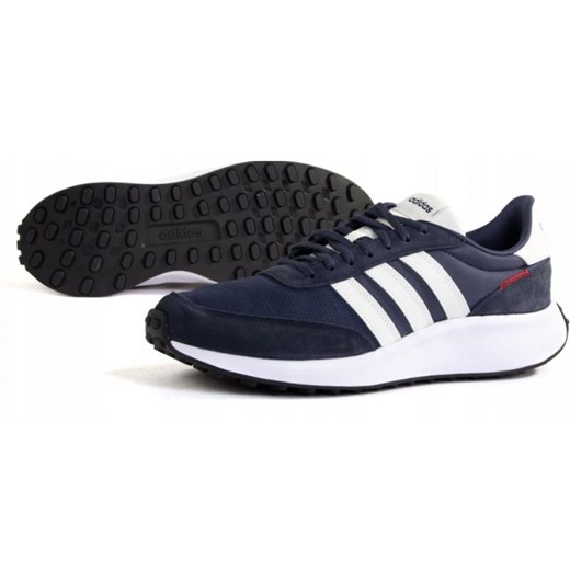 Buty adidas Run 70S GX3091 niebieskie ze sklepu ButyModne.pl w kategorii Buty sportowe męskie - zdjęcie 177967942